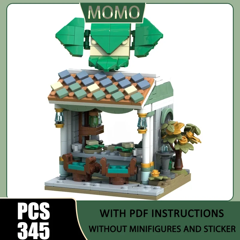 

Magic Rings Moc Building Blocks Modular Restaurants of the World Model Technology Brick Famous Scene Assembly Construction Toy