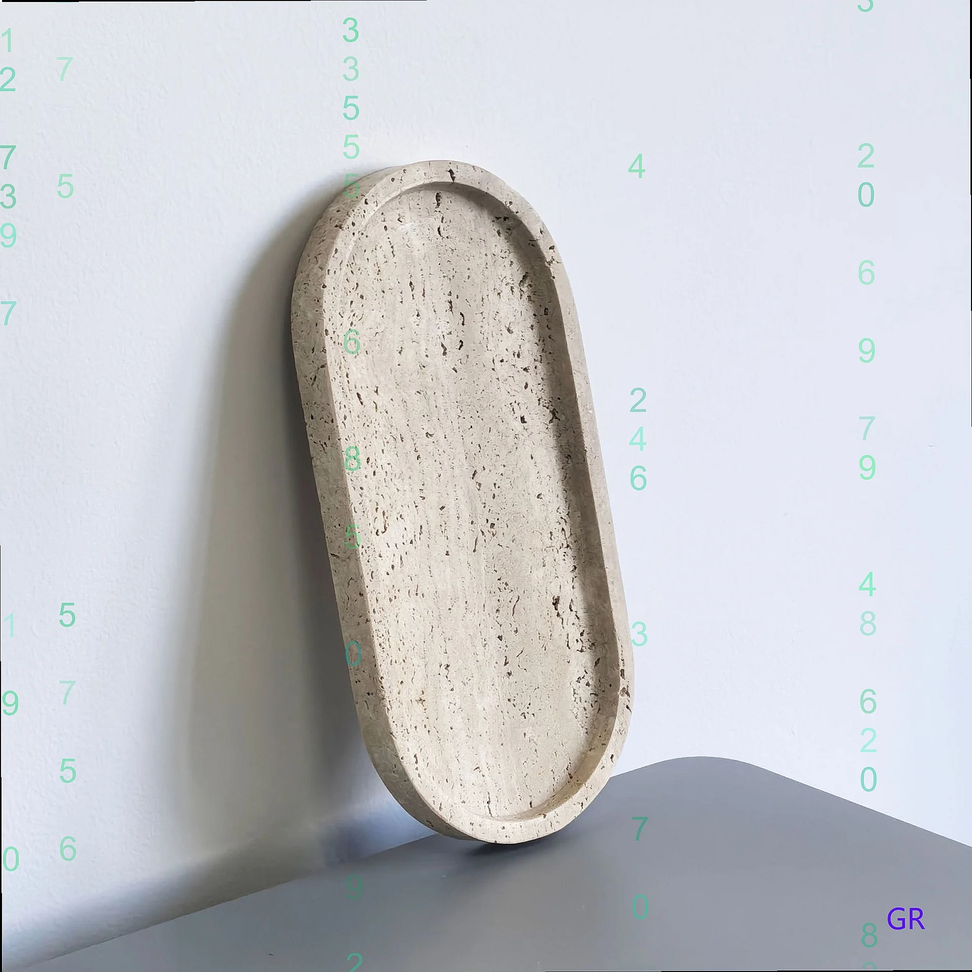 Ovale Marmor-Travertin Schmuck – Travertine Tray Oval Bewertung und Preis