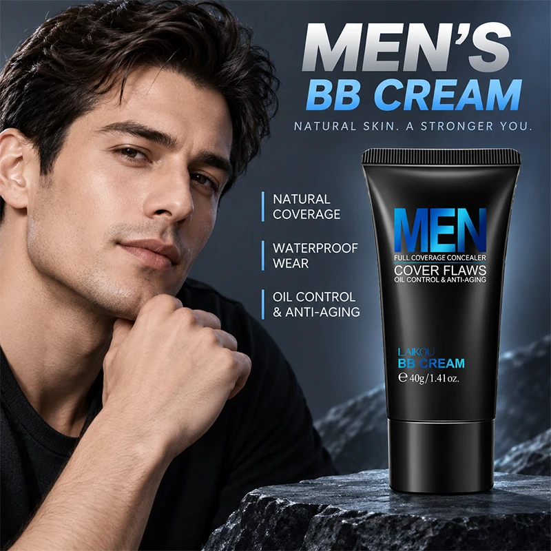 LAIKOU LAIKOU Men's BB Cream Natural Waterproof for Oil Control Acne Treatment Concealer Skin Improvement Deep Cleansing  Cosmetics 40g - Aliexpress Deal
