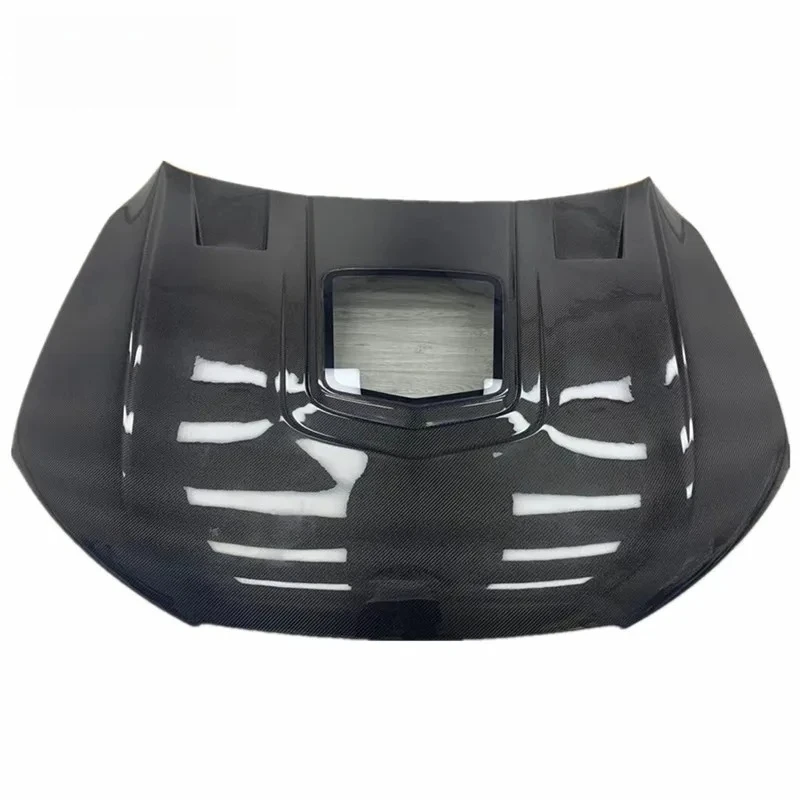 

BTC High Quality Carbon Fiber Engine Hood Transparent Glass Bonnet For Audi A6 S6 RS6 A7 S7 RS7 2012-18