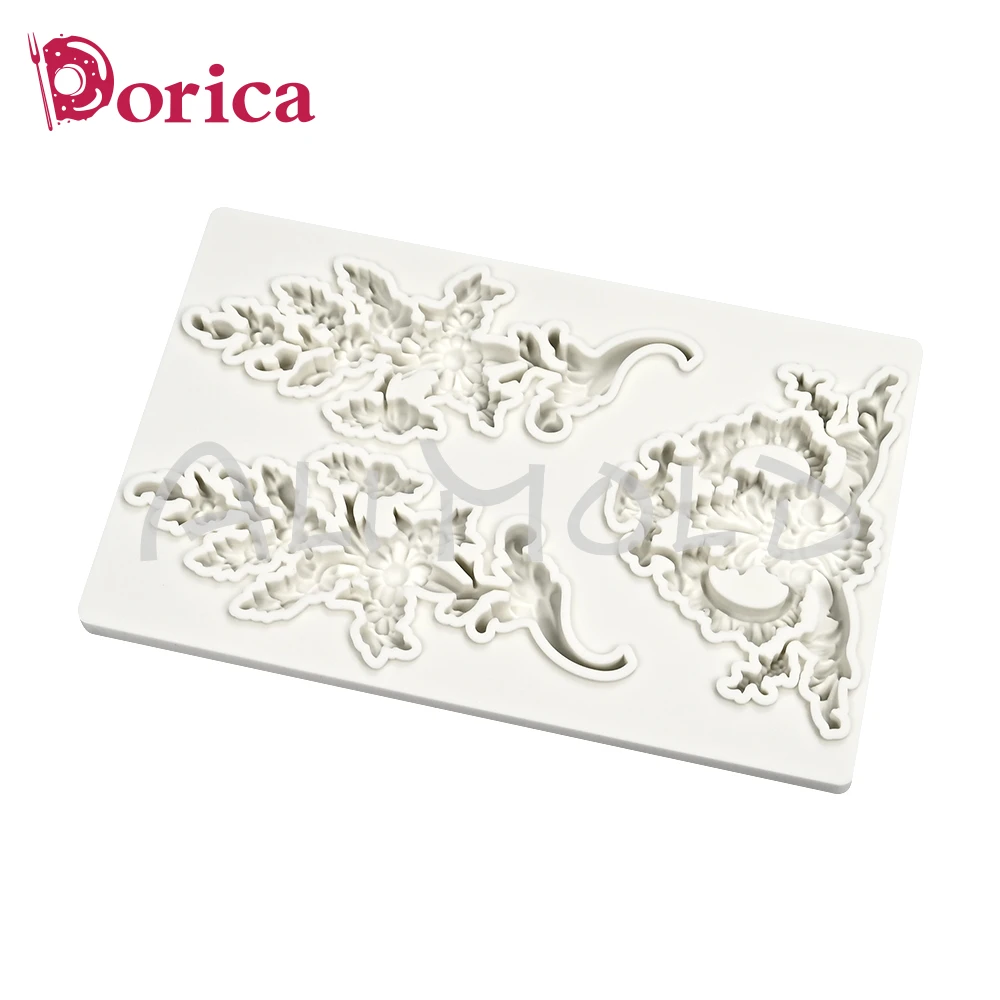 Silikonowa forma do dekoracji domu Sugarcraft Chocolate Fondant Cake Mould DIY Resin Clay Relief Model Home Decorating Tool Baking — zdjęcie 7