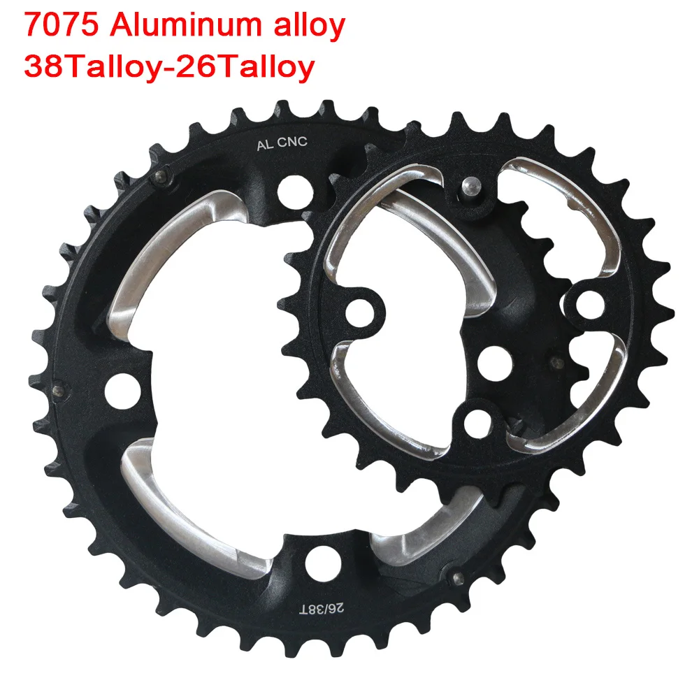 MTB 22/24/26/28/32/36/38/42/44T Bicycle Chainring Chainwheel for Shimano Sram Crankset 64/104BCD Bike Double/Triple Speed Sprock