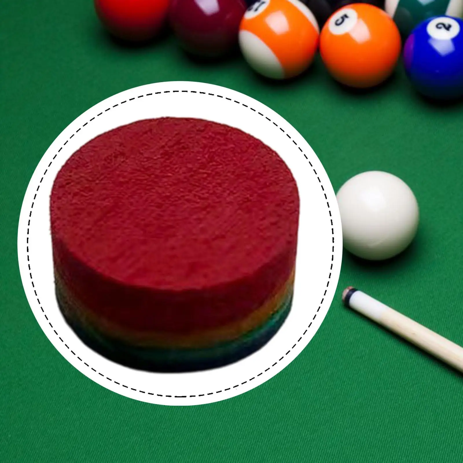 

Pool Cue Tip Cue Care Accessory Universal Repair Billiard Game 14mm High Hardness Head for Club Personal Use Pub Snooker