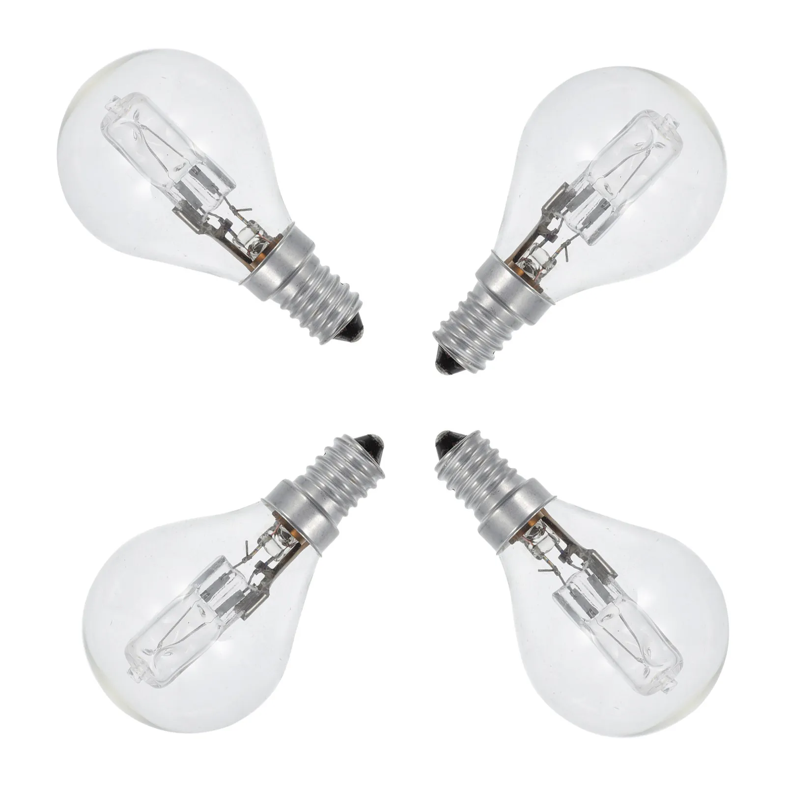 4pcs E14 Microwave Bulb Tungsten Wire Oven Lamp – Energy Saving, Long Lifespan Replacement for Home Appliances
