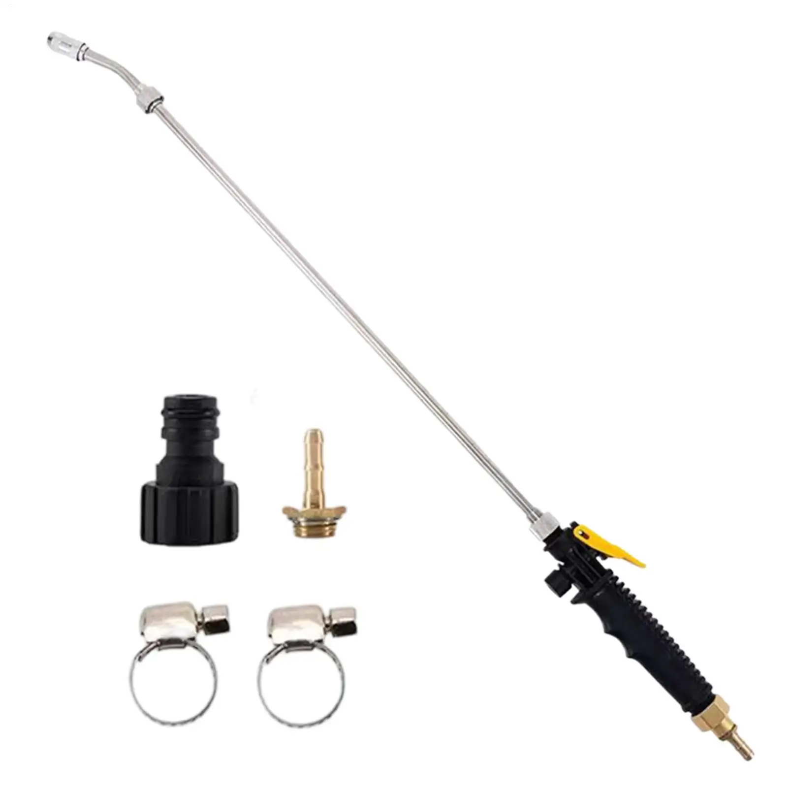 

Hose Nozzle High Pressure Stainless Steel Portable Automotive Sprayer Detachable Adjustable Length Pressure Washer Car For
