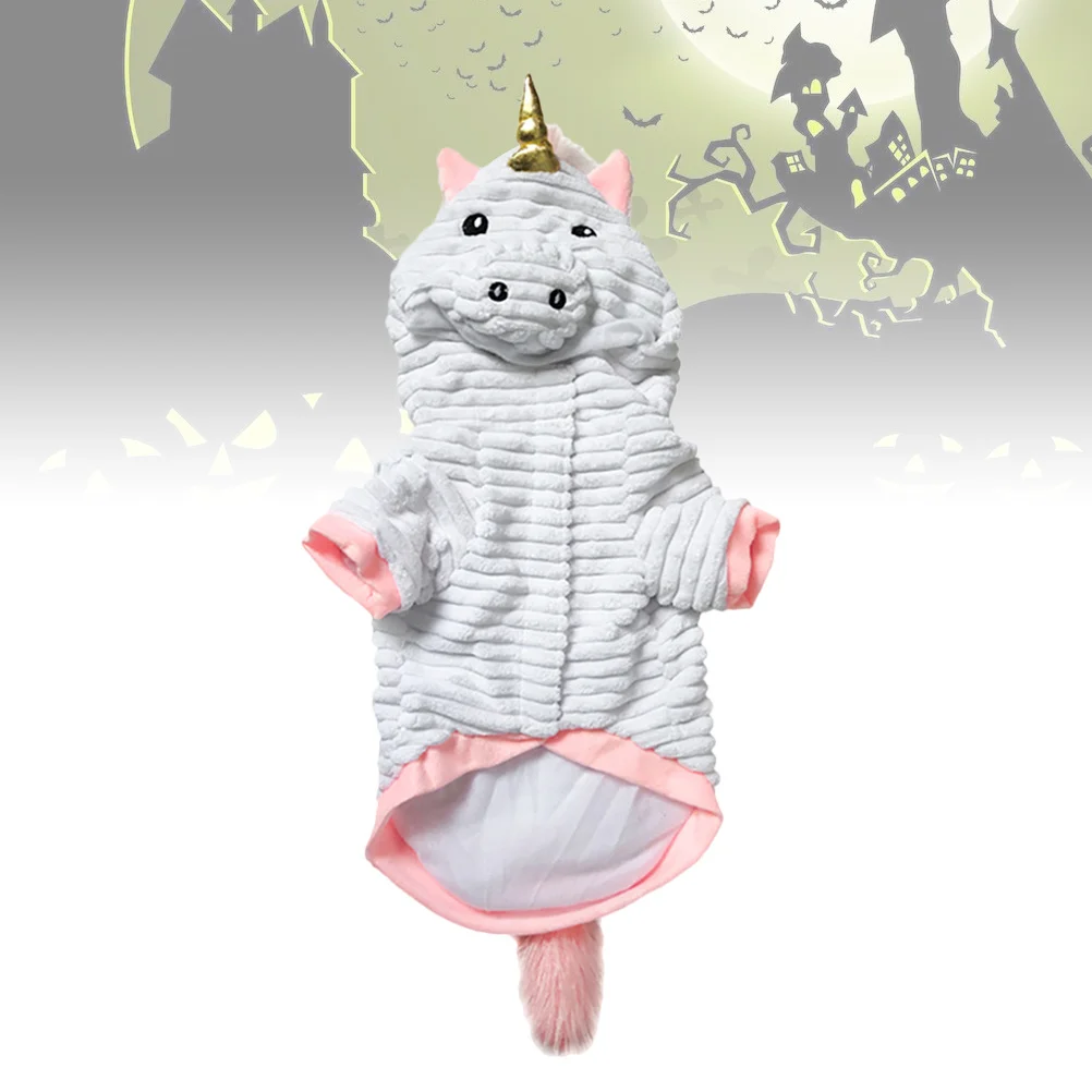 

Halloween Puppy Dog Clothes Unicorn Design Size S Party Costume Outdoor Running Walking Pet Dog Clothes Pet Party Costume