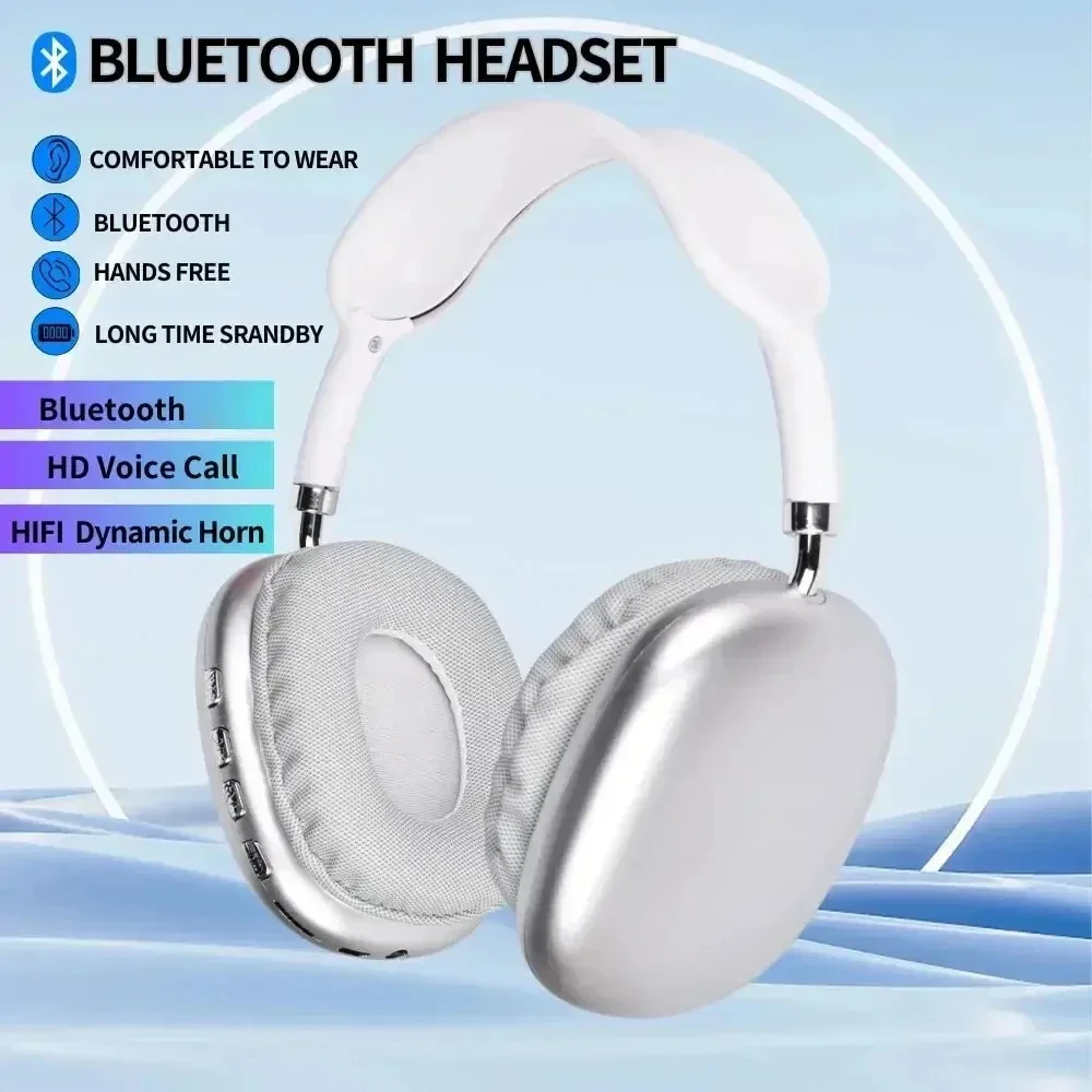 

P9 Wireless Bluetooth Earphones Headphones Outdoor Sports Headset Game With Charging Bin Display Touch Control Earbuds for Muisc