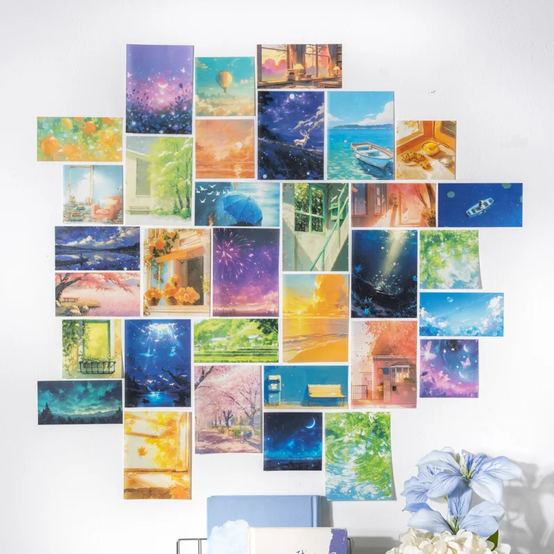 6packs/Lot Beauty is quietly happening series retro paper message paper memo pad