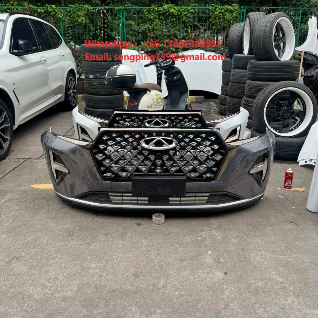 Original Used Car Front Bumper Assembly for Chery Tiggo 7 Pro Headlights Grille Rear Bumper Kit