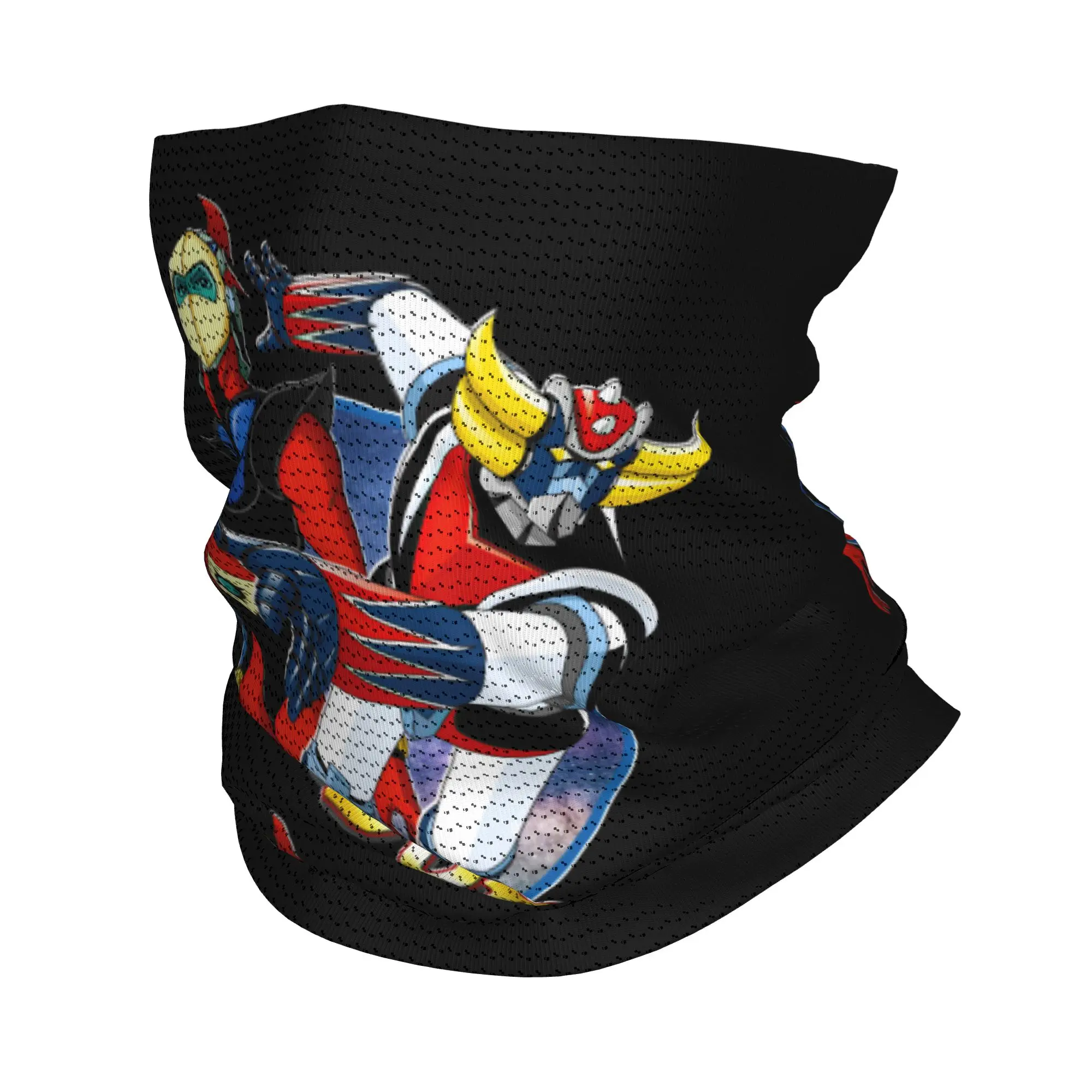 UFO Robot Goldorak Grendizer Bandana Neck Gaiter UV Protection Face Scarf Cover  Goldrake Mecha Anime Headband Tube Balaclava