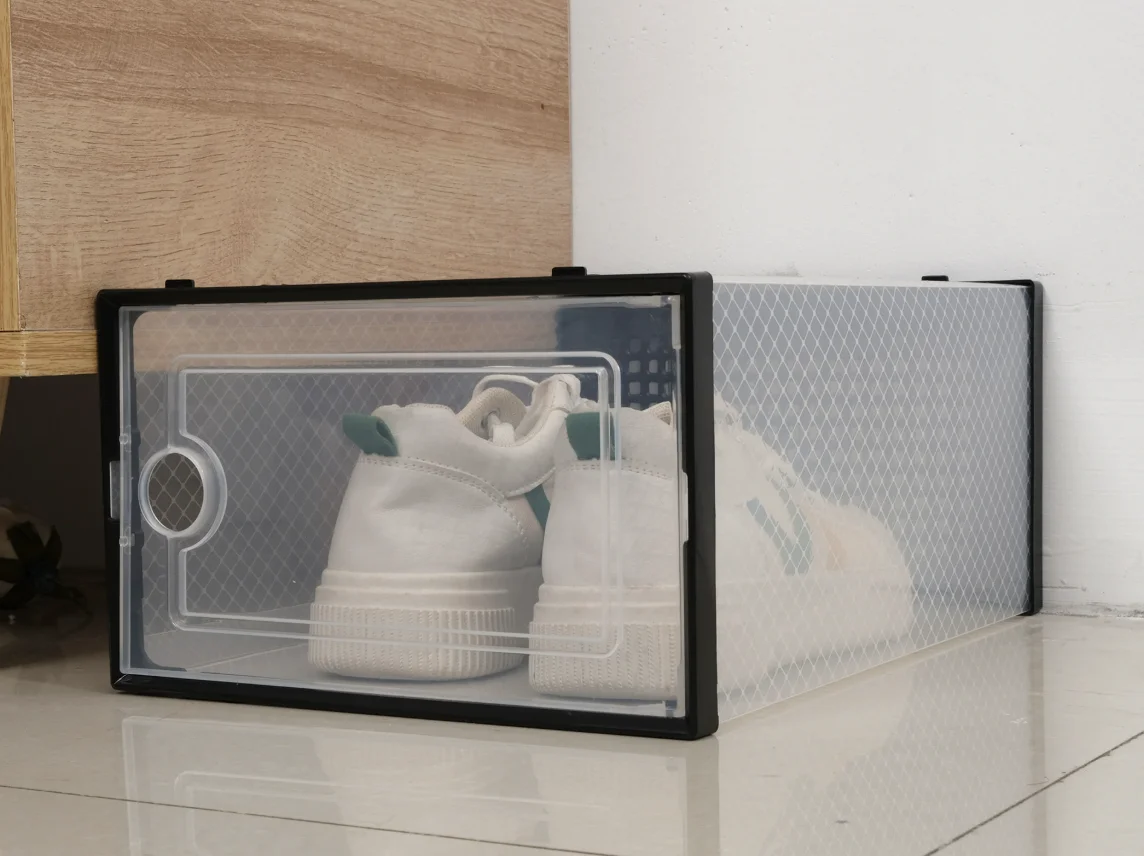 

6pcs/Set High Transparent Shoe Storage Boxes - Antioxidant, Dustproof Organizer for Slippers & Sneakers, Ideal for Shoe Cabinet