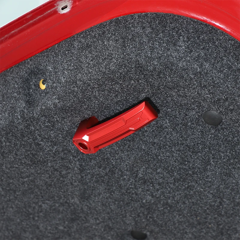 

Aluminum Alloy Fit For Fiat 500 2007-2025 Car Rear Trunk Tailgate Door Assist Pull Handle Trim Car Accessories