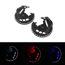 Motorcycle Matte black Brake Rotor Covers LED Ring Of Fire For Honda Goldwing 1800 GL1800 2001-2017 F6B 2013-2017 2014 2015 2016