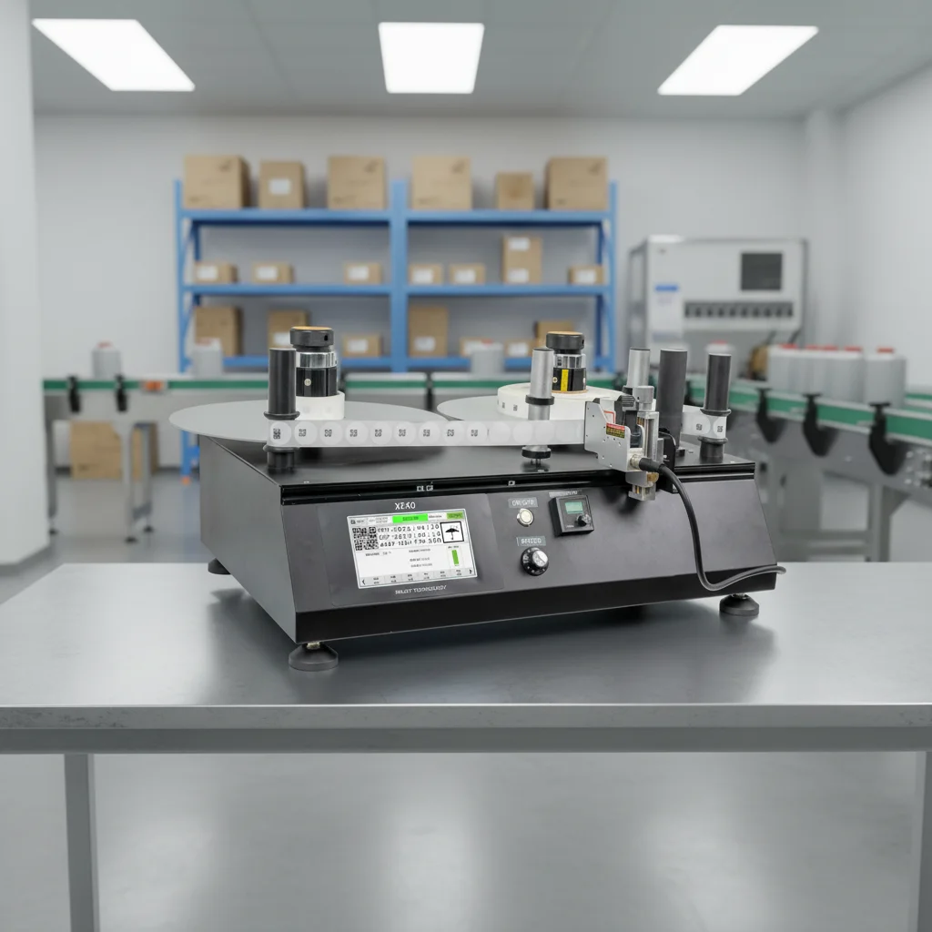 NASCENCE XF-40 Automatic Rewinding Machine for Full-Roll Labels TIJ Thermal Inkjet Printer High Anti-Counterfeiting Barcodes