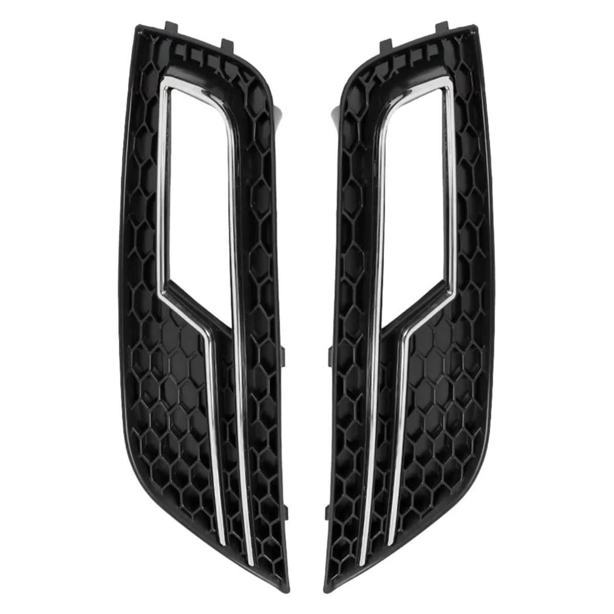 

Honeycomb Mesh Front Bumper Fog Light Grille Cover for Audi A4 B8.5 B9 2013-2016 Fog Lamp Grill 8K0807681K 8K0807682K -T45C