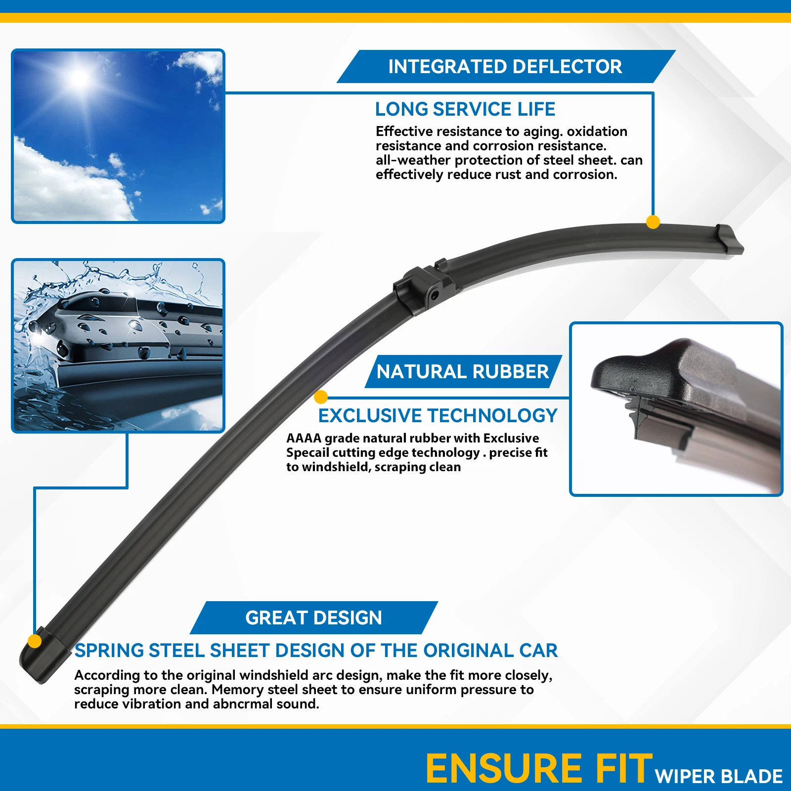 Erick\'s Wiper LHD & RHD Front Wiper Blades For Mercedes Benz E Class W211 S211 02 - 09 Windshield Windscreen Window Brush 26\