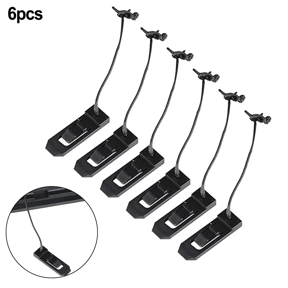 

6pcs Paddleboard Lock ClipBuckle Plug Longboard Surfing Fins Clip Nylon For Inflatable Surfboards For Outdoor Beach Surfing