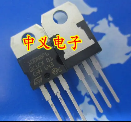 Free shipping   STP100N8F6 100A 80V 100N8F6 MOS TO-220    10PCS