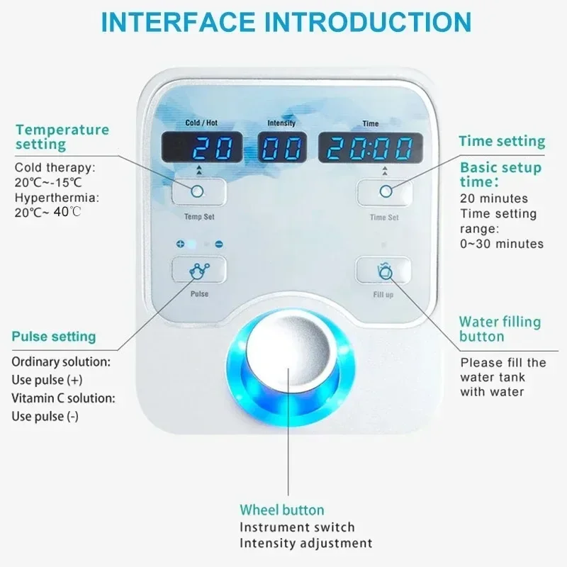 Upgrade NEW Dcool Portable Cool + Hot + EMS For Skin Tightening Anti Puffiness Facial Electroporation Machine Beauty Device