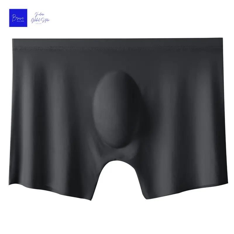 1pc Heren Boxers Shorts Ijs Zijde Mannen Slipje Naadloze Sexy Ondergoed Man Onderbroek Slipje Mannelijke Antibacteriële Ademende Slips