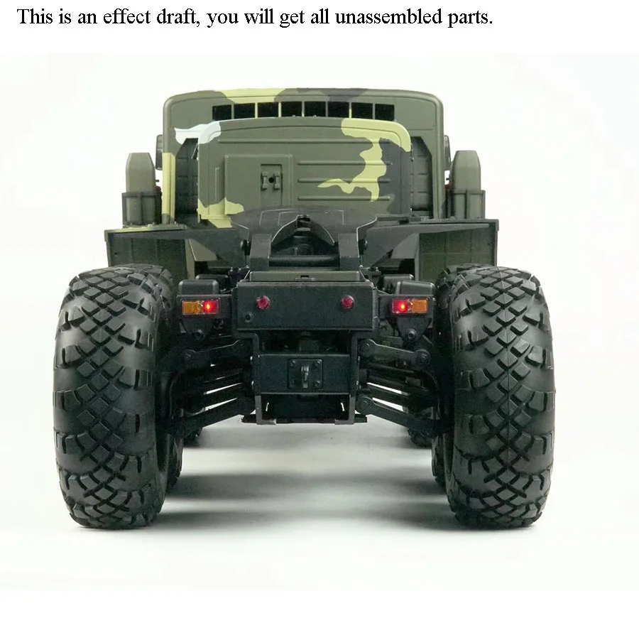 CROSSRC 1/12 RC BC8C Mammoth 8*8 Car Military Truck KIT UBEC Motor Light and Sound Unassembled Outdoors Toys Model TH11100