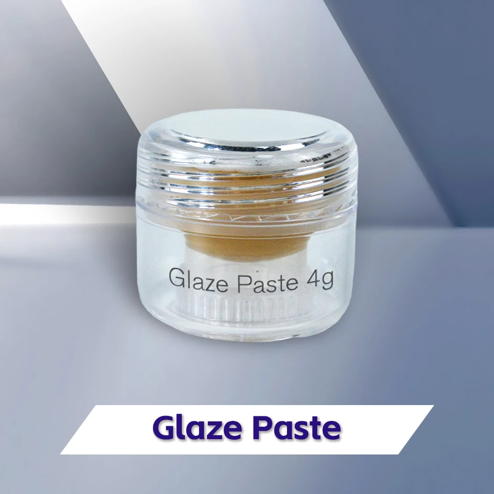 Ceramic Power Glaze Paste For Zirconia/Lithium Disilicate/Press ingots Staining Dental Lab Use 4g (1 Bottle)