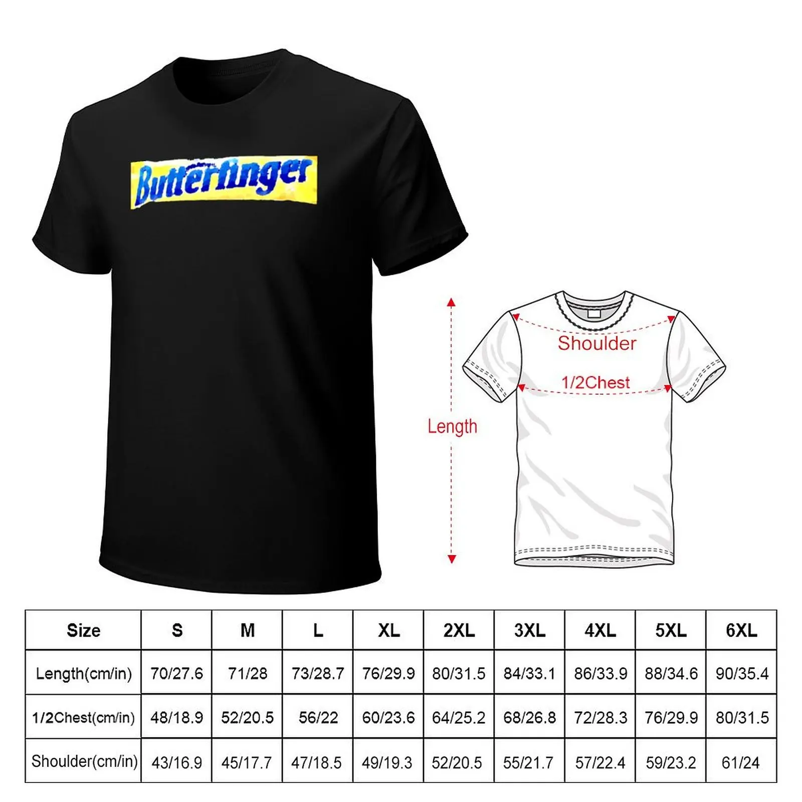 Butterfinger Candy Bar Wrapper With Pastels T-Shirt anime tshirt animal prinfor boys sublime quick-drying luxury clothes men