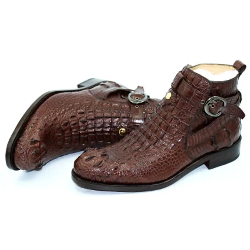 hubu  new arrival crocodile men shoes winter  trend  boots Men's boots  personality