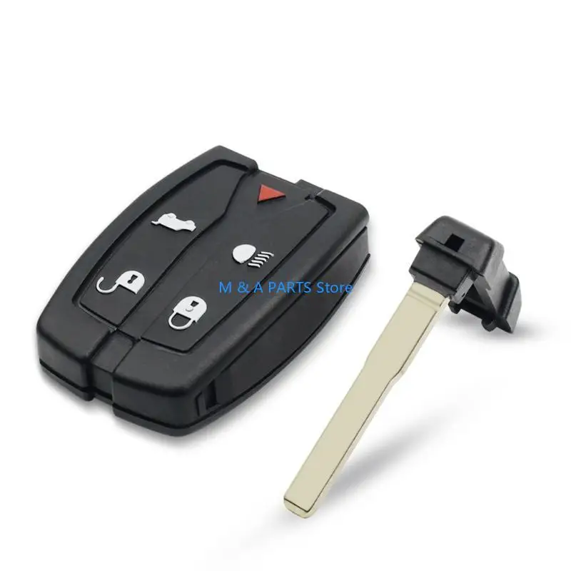 U1JF Blank Auto Car Chave da casca 5 botões Remoto Chave Remote Chave Modificado Adequado para 2