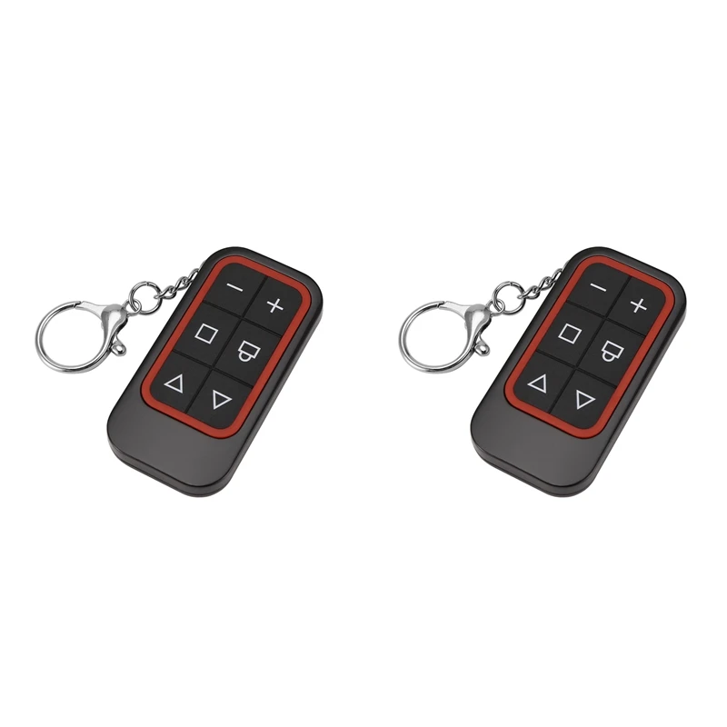 

New-2X Wireless Remote Control 8-Channel Multi-Frequency Garage Door Rechargeable Full-Frequency Copy Remote Control Red