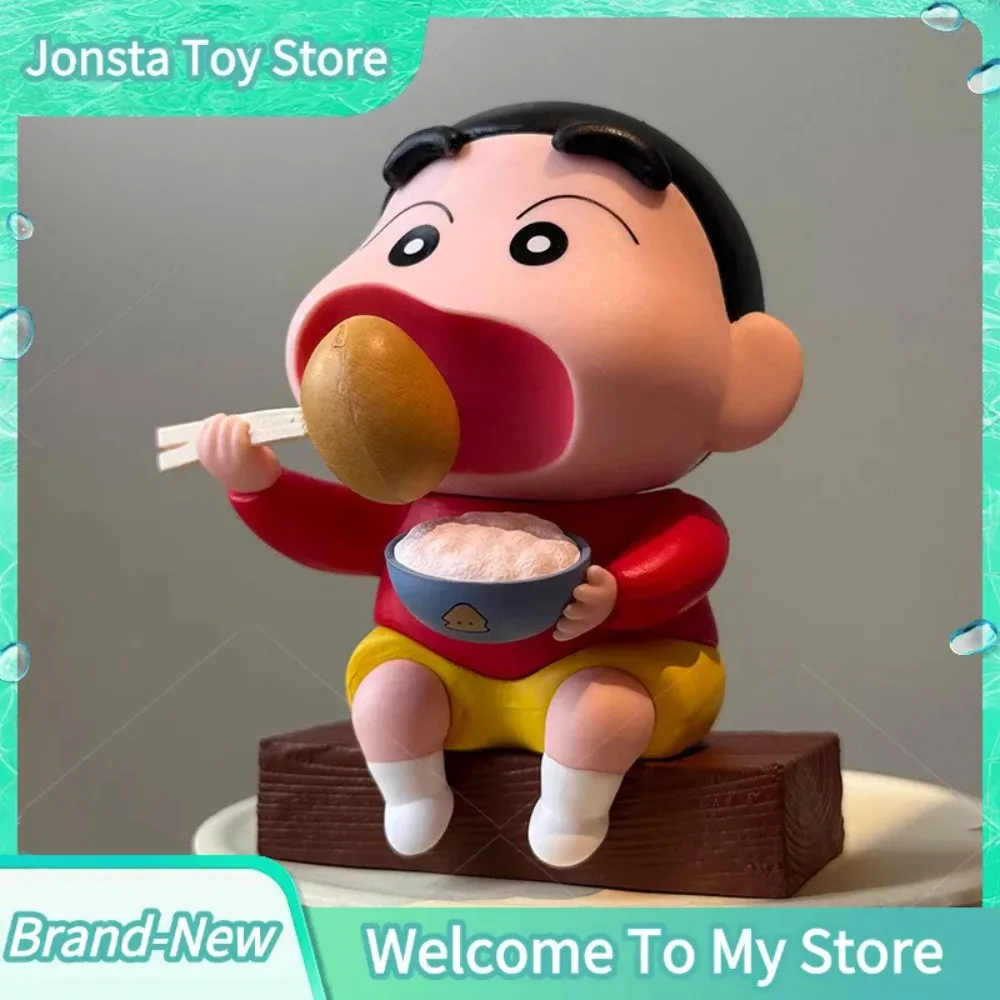 Crayon Shin-chan 2026 Neuer Stil Kreative Cartoon-Figur mit Kartoffel und weißem Hund als Auto-Armaturenbrett-Ornament und Innendekoration