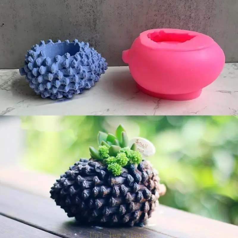 

40GB Flower Pot Mold DIY Ashtray Mold Holder Storage Box Mould for DIY Crafts
