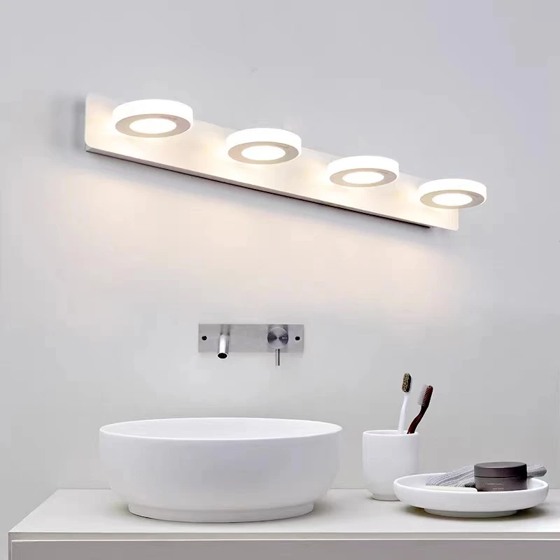 Imagem -02 - Nordic Modern Minimalism Led Wall Lamp Banheiro Espelho Luz Vestiário Luz Decorativa