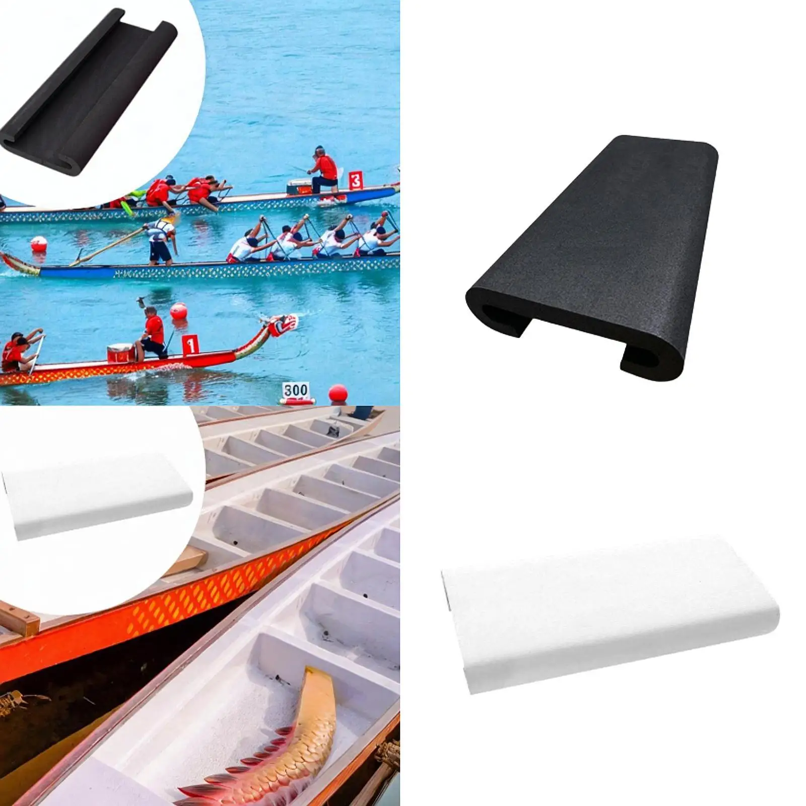

Dragon Boat Cushion Dragon Boat Seat Pad Saddle EVA Comfort Waterproof Shock Absorption Protector for Kayaking Competition
