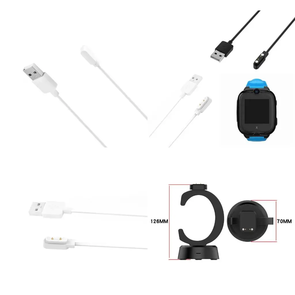 Wear Resistant USB 2Pin Charging Cord Power Cable Cord for JrTrack 5