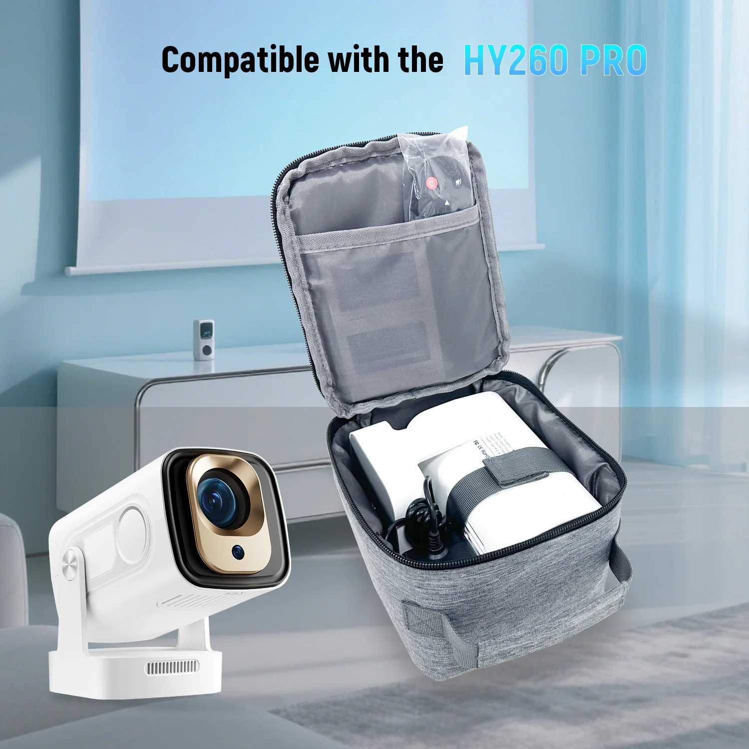 Velec Projector Portbale Bag For HY260 Pro HY310 Protective Case Box Projector Bluetooth Speaker Protection Storage Accessories