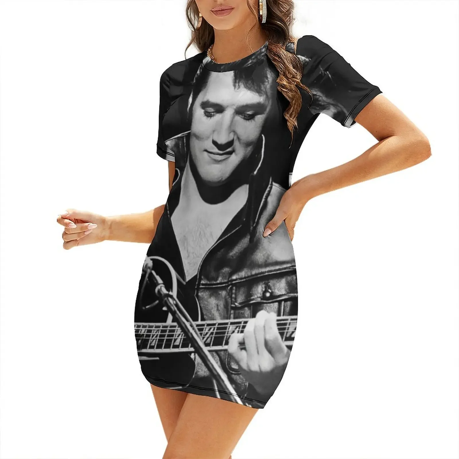 

==Tribute The Legend Singer==Vers04 Short-Sleeved Dress dresses for women 2025 luxury designer party Dress