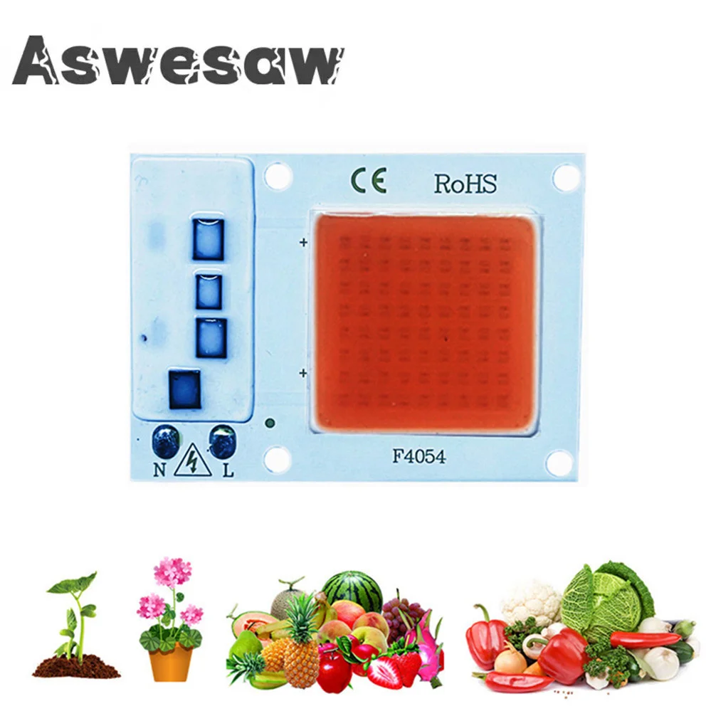 LED Grow COB Light Chip Full Spectrum AC 220V/110V 10W 20W 30W No need driver For Growth Flower Seedling Grow Plant Lighting