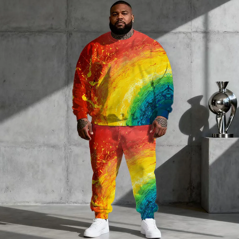 

Мужская толстовка с капюшоном больших размеров S-9xl: радужные основы в клетку — мягкая ткань, теплая, современная мерцающая клетка