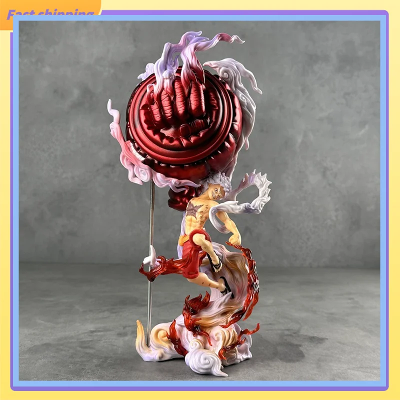 

Цельный 30 см Ника Луффи, три формы руки, гигантский кулак, боевая поза, аниме-модель, статуя, подарок на день рождения