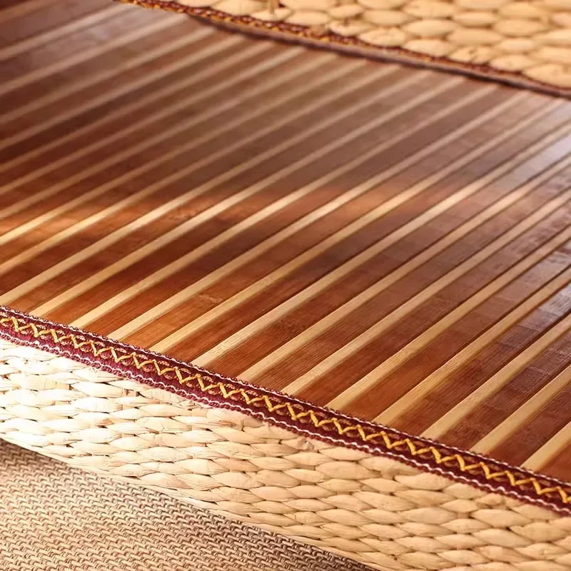 Mesa de centro tatami de paja, mesa de ventana de Bahía japonesa, café pequeño, balcón, piso bajo kang