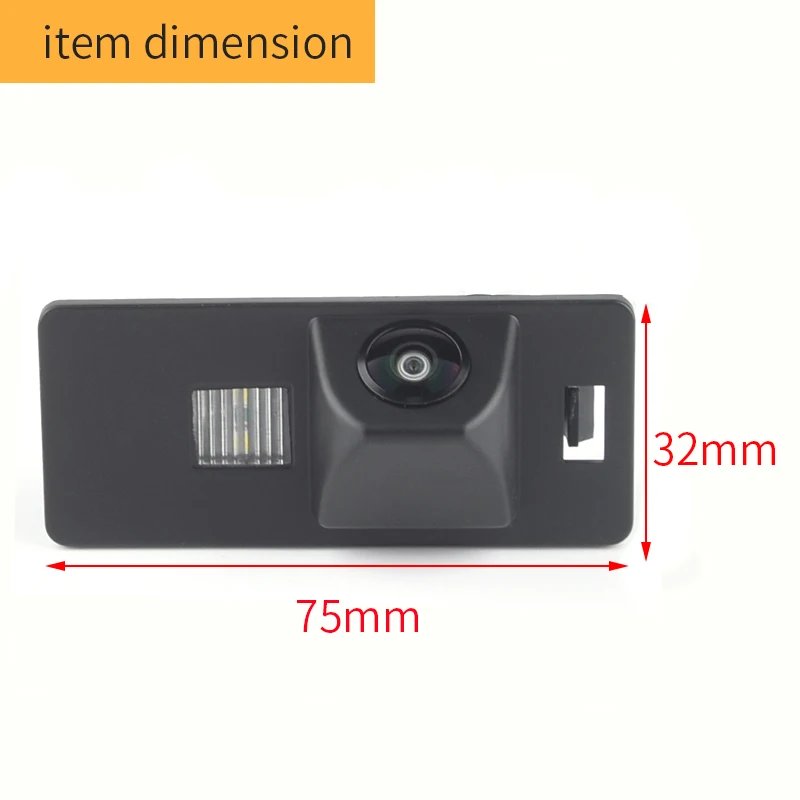 Fisheyes  Wide View Angle Trunk Handle Camera For AUDI TT A4L TT A5 A6  Q5 AHD 1920*1080 Pixel