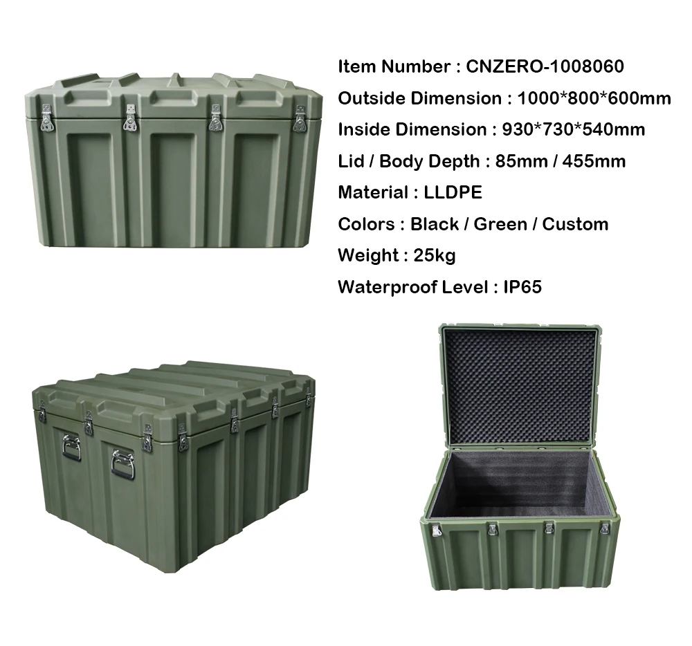 Professional Hard Plastic Waterproof Equipment Case Hard Box PVC Tool Box