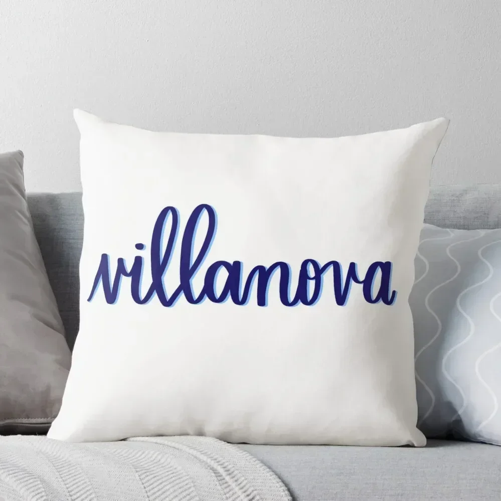 Villanova simple cursive design Throw Pillow pillow cover luxury Sofa Cushion Cover Pillow Cover