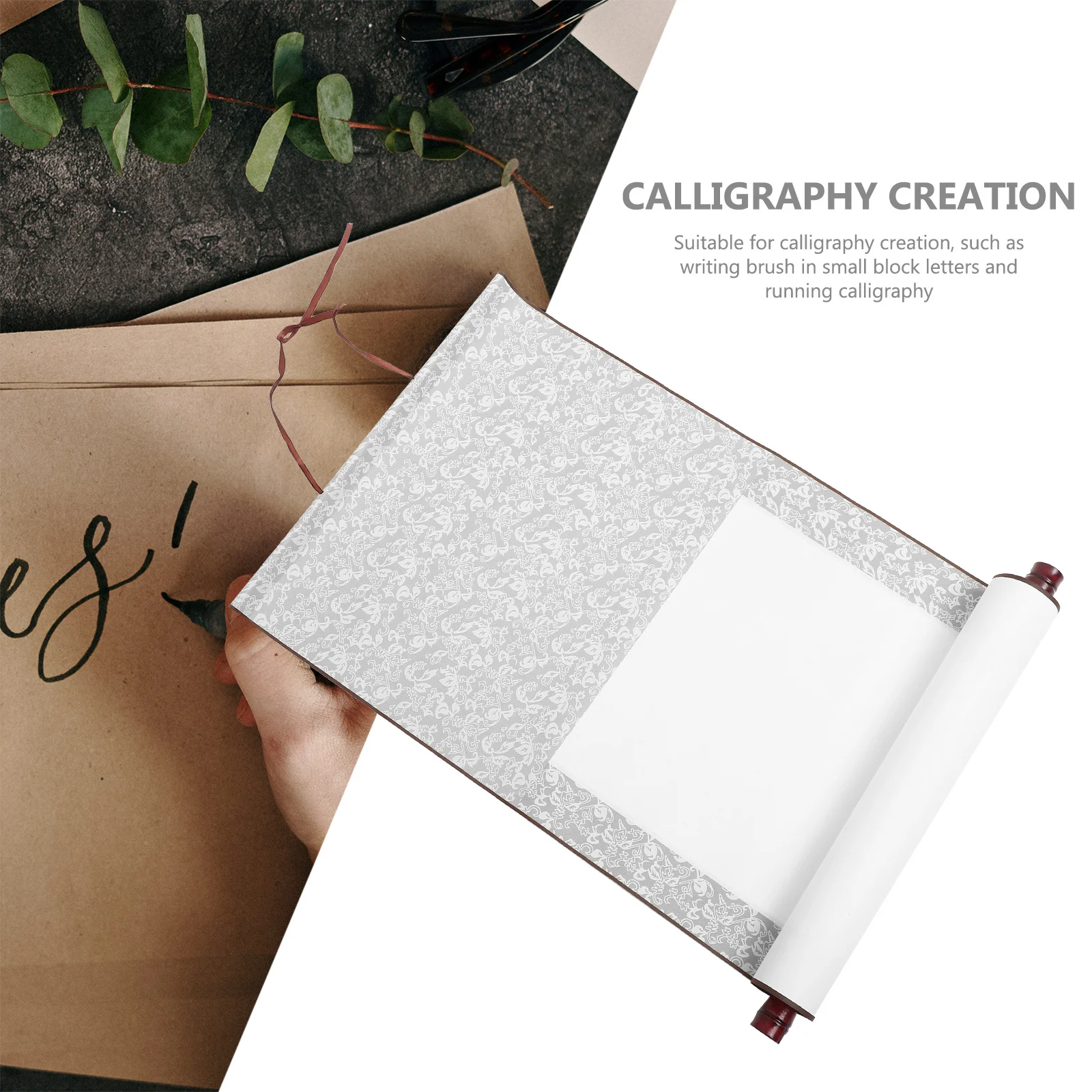 

Blank Scroll Chinese Calligraphy Paper Hanging Scroll for Art Work Xuan Paper Drawing Supply Scrolls Painting Supply