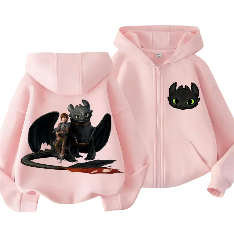 Kawaii How to Train Your Dragon Children\'s health Clothing Boys clothing Girls clothing Fashion baby fall sweatshirt top