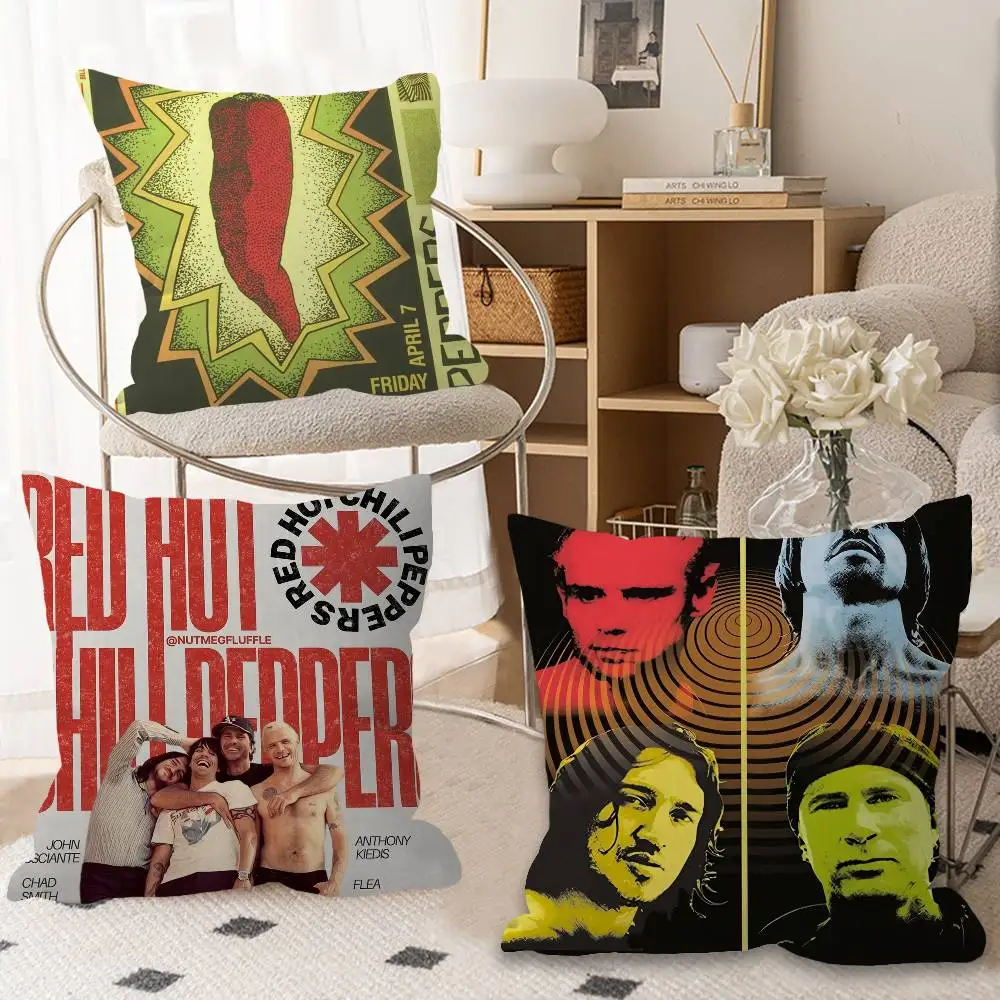 R-Red Hot C-Chili Peppers Pillow Cover Sofa Cushion Cover Home Room Decoration Children Gift