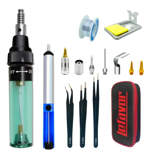 Butane Gas Soldering Iron 1300°C lefavor