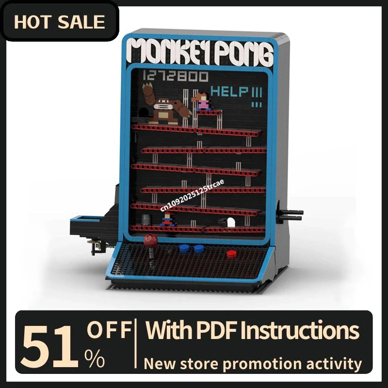 

Новый 2307 шт. город хит продаж Gbc Monkey Pong Game Moc модульная модель строительные блоки Diy креативные идеи детские игрушки подарки на день рождения