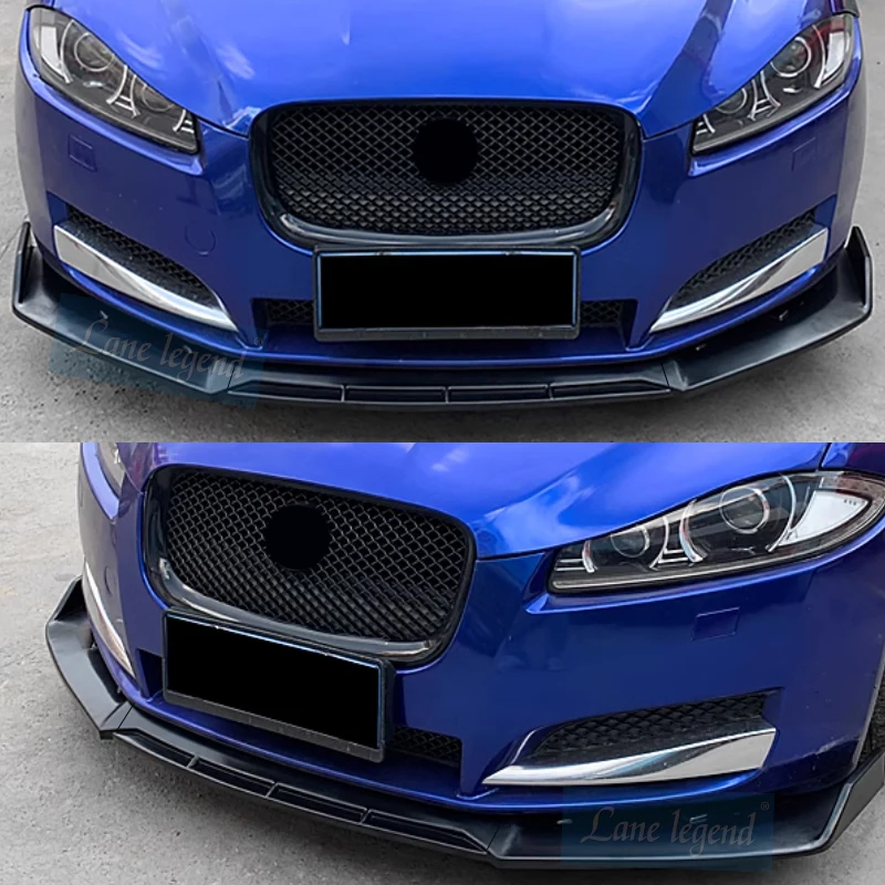 High Quality Front Lip Spoiler Apron For Jaguar XF 2008-2014 Body Kit Bumper Chin Shovel Guard Car Styling tools